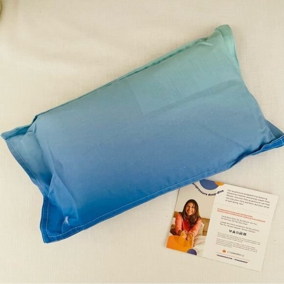 Yoga Wake Up Blue Acupressure Pillow Neck Back Digestion Well Being Home Spa - Picture 4 of 14